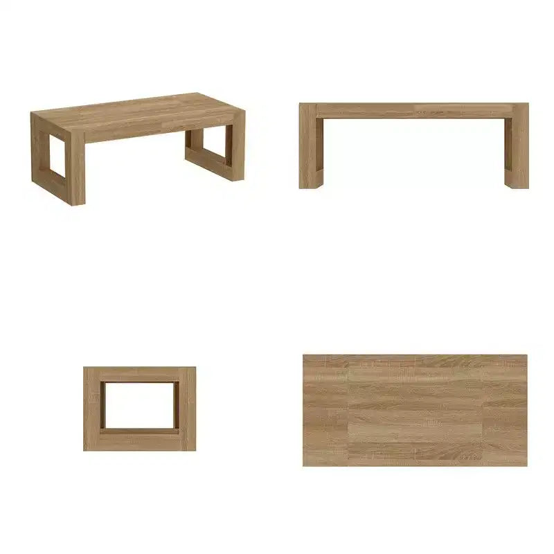 Bureau de conférence avec cadre ouvert, Grand bureau d'ordinateur, Bureau d'écriture pour un look aéré, Robuste pour les réunions d'équipe