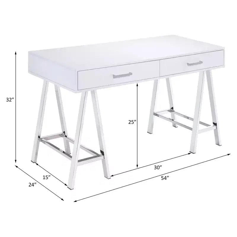 Bureaux informatiques en bois de couleur marron de 73,66 cm de hauteur avec étagère de rangement ouverte