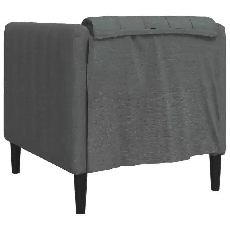 Fauteuil Canapé Cuir Suède Synthétique Marron