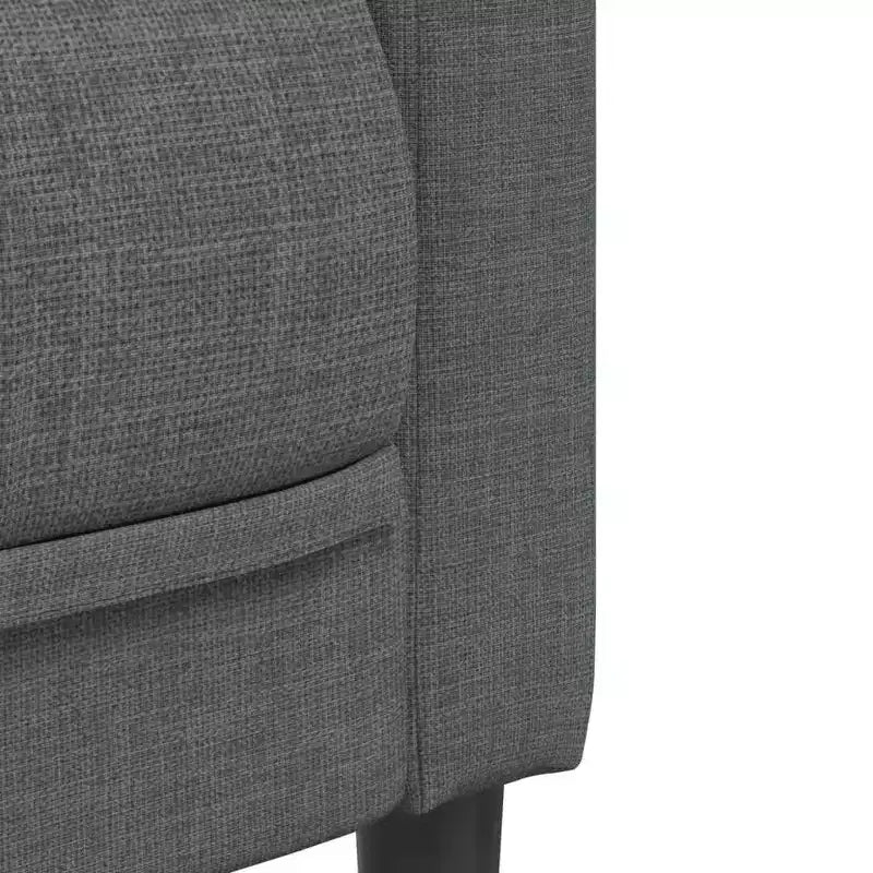 Fauteuil Canapé Cuir Suède Synthétique Marron