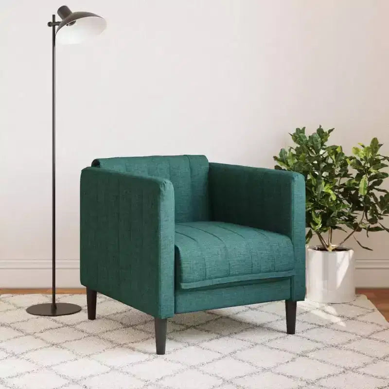 Fauteuil Canapé Cuir Suède Synthétique Marron