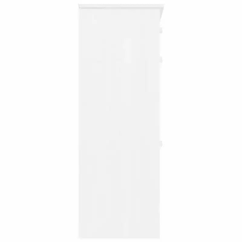 Meuble à chaussures blanc Pin massif 77 cm x 35 cm x 96 cm